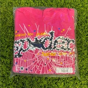 Pink Sp5der Hoodie V2 (Fast Shipping)